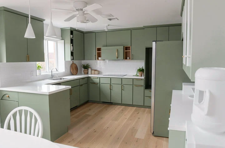 Interior LoRA workflow result showing a renovated room concept.